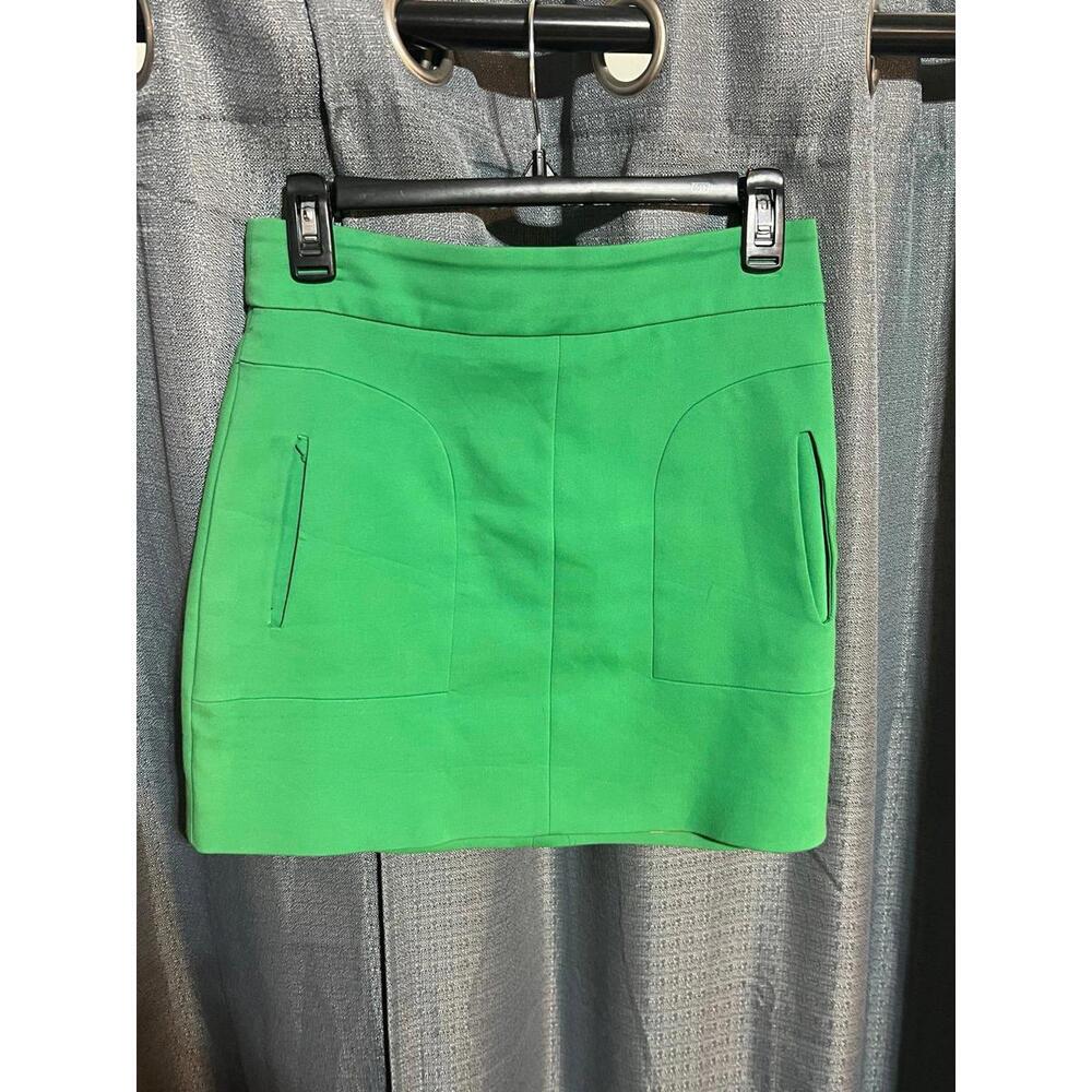 ZARA women Green Skirt